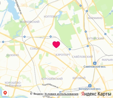 На карте