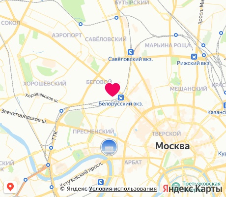 На карте