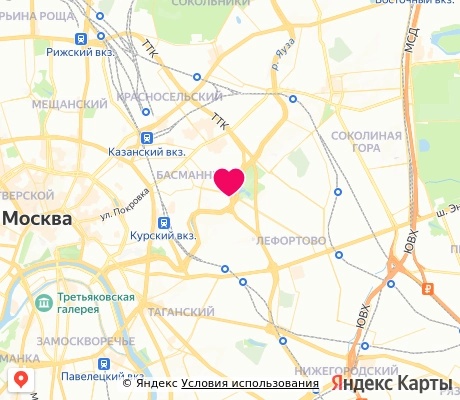 На карте