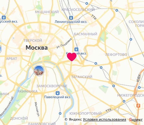 На карте
