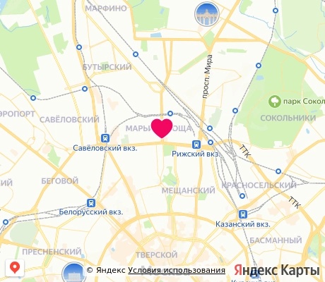 На карте
