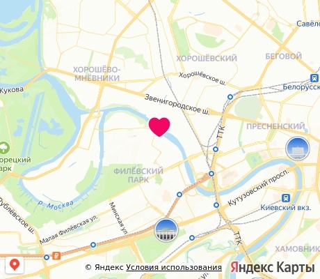 На карте