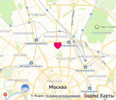 На карте