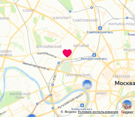 На карте