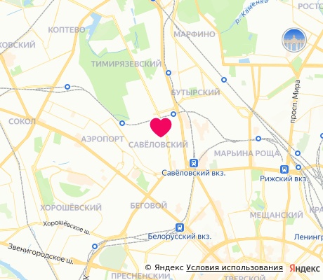 На карте