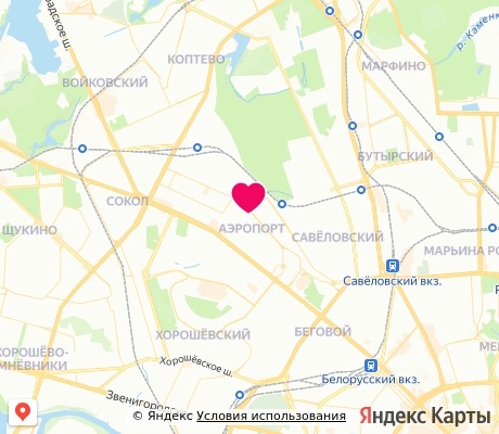 На карте