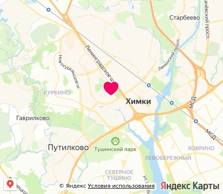 На карте