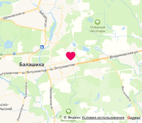 На карте