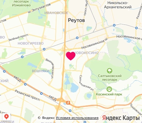 На карте