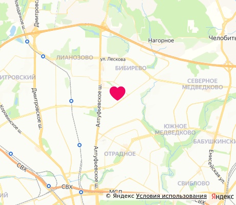 На карте