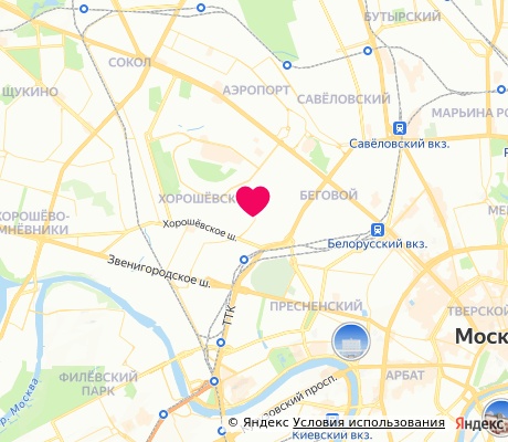 На карте
