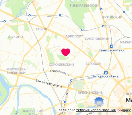 На карте