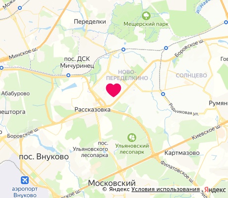 На карте