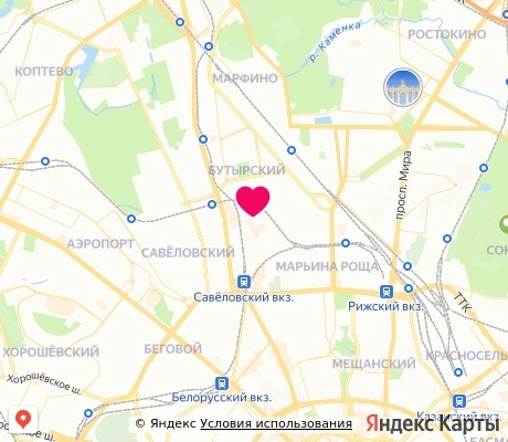 На карте