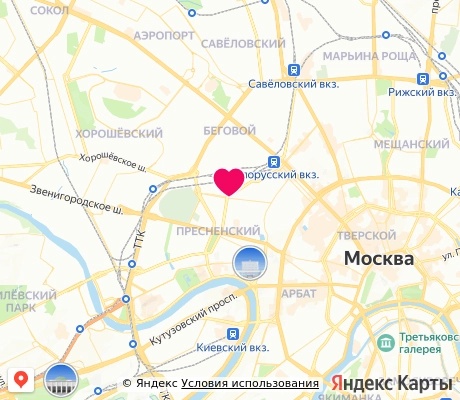 На карте