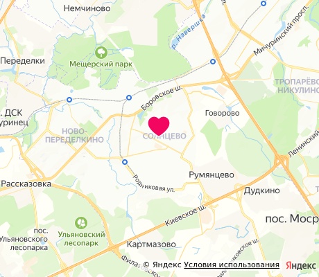 На карте
