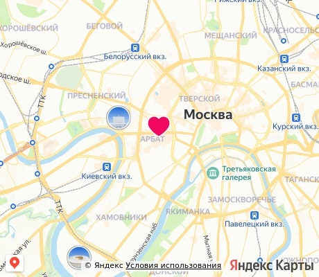 На карте