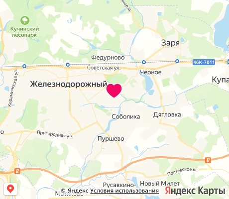 На карте