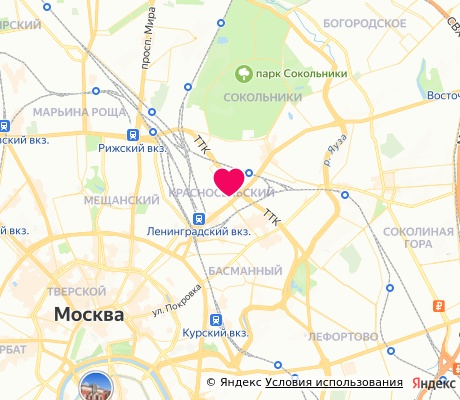 На карте