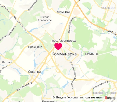 На карте