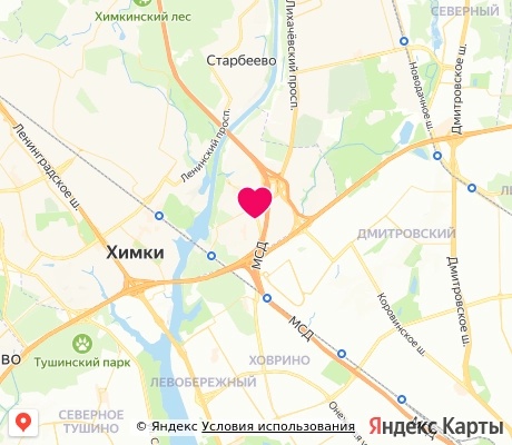 На карте
