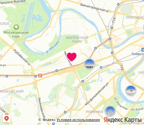 На карте