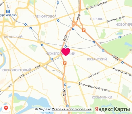На карте