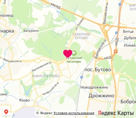 На карте