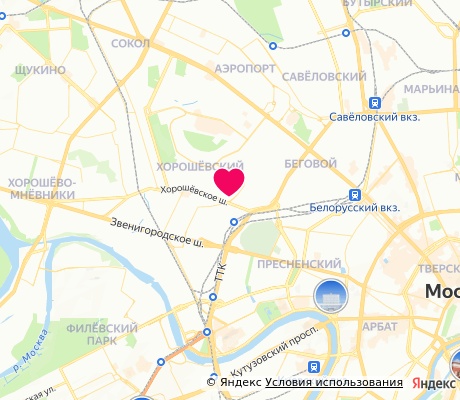 На карте