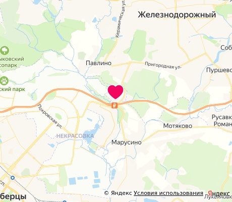 На карте