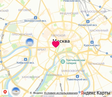 На карте