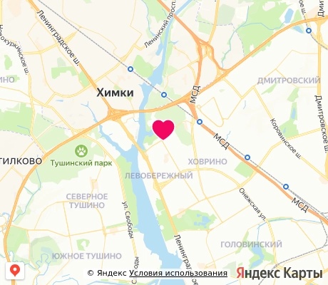На карте