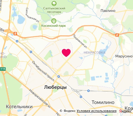 На карте