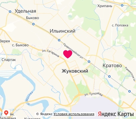 На карте