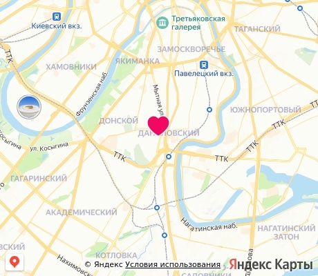 На карте