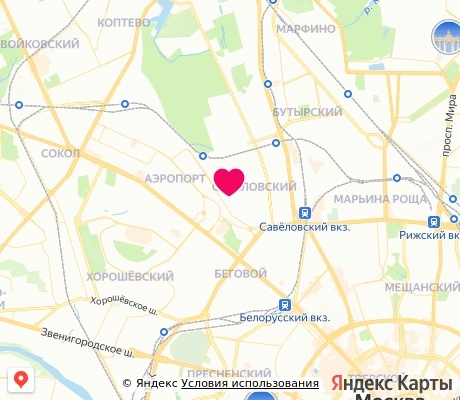На карте