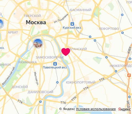 На карте