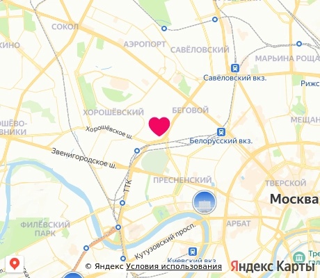 На карте