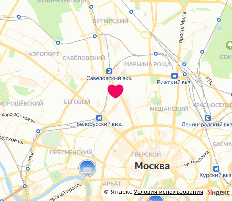На карте