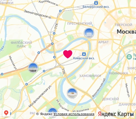 На карте