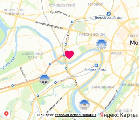 На карте