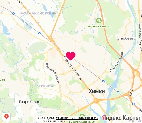 На карте