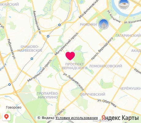 На карте