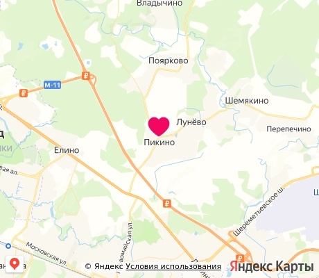На карте