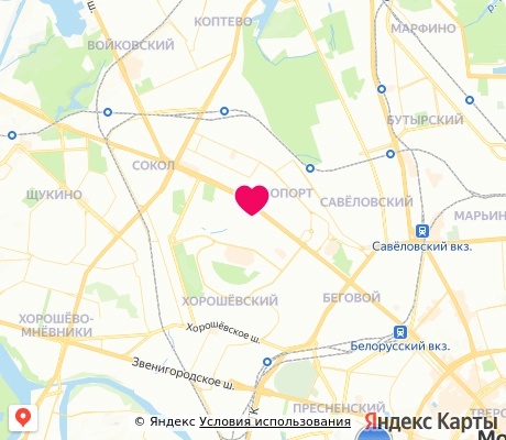 На карте