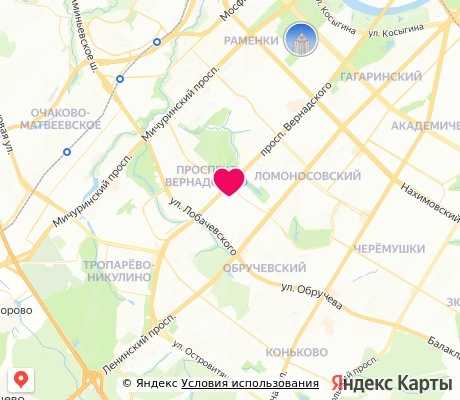 На карте