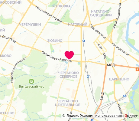 На карте