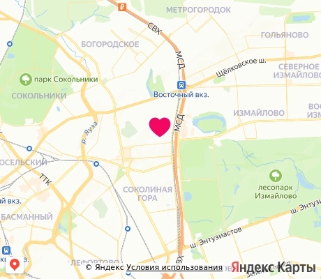 На карте
