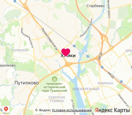 На карте