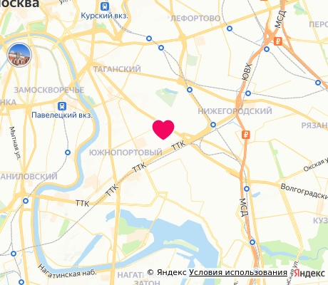 На карте